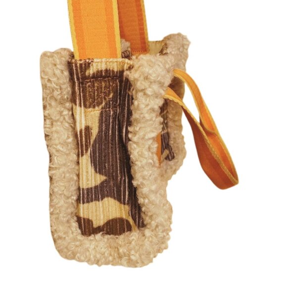 URBAN OUTFITTERS CAMO SHERPA MINI TOTE PURSE O/S - Picture 4 of 7